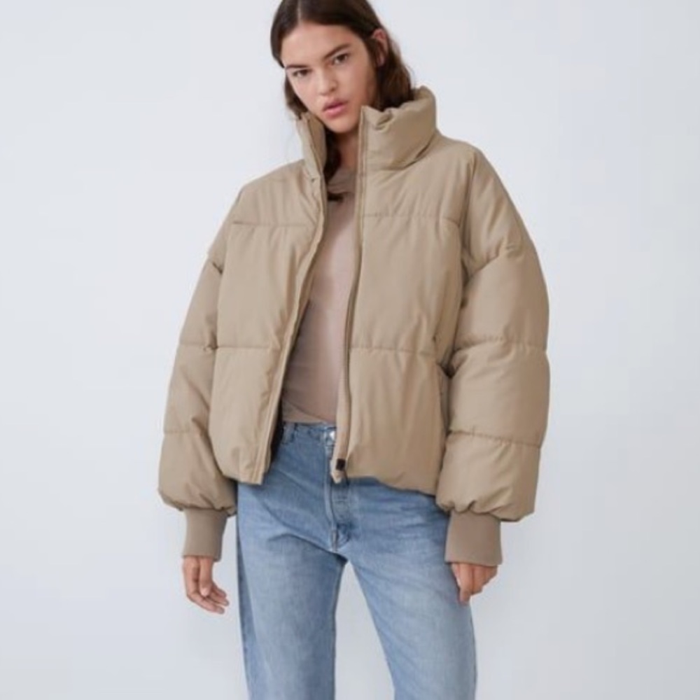 Zara Oversized Puffer Jacket